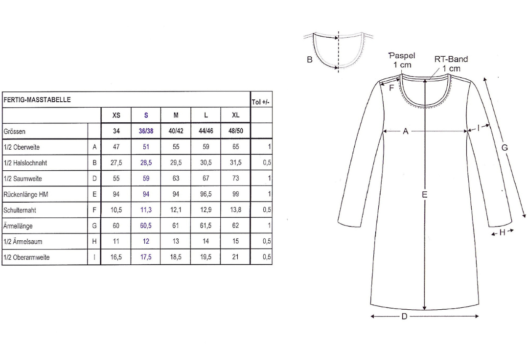 Sleep Shirt mit Dackelmotiven Langarm